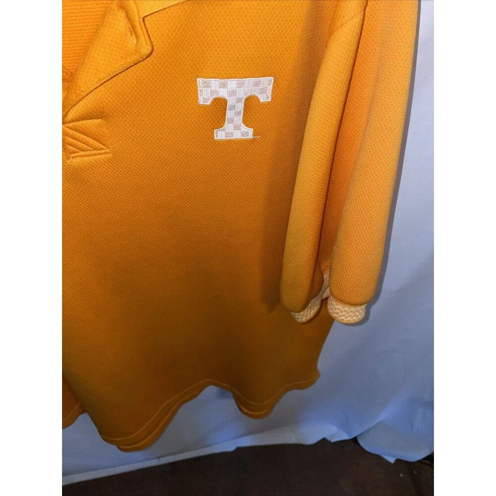 Adidas Men’s Tennessee Polo Shirt Size XL Orange Athleisure Gameday Comfort